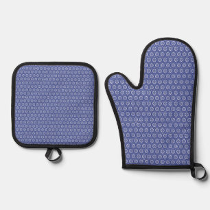 Set De Manoplas Guantes de horno y protectores de olla con estampa