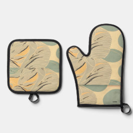 Set De Manoplas Guantes para horno