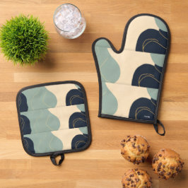Set De Manoplas Guantes para horno