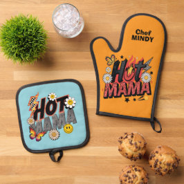 Set De Manoplas Guantes y agarraderas de cocina personalizados Hot
