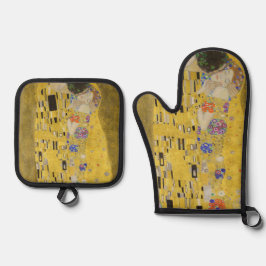 Set De Manoplas Gustav Klimt - El beso