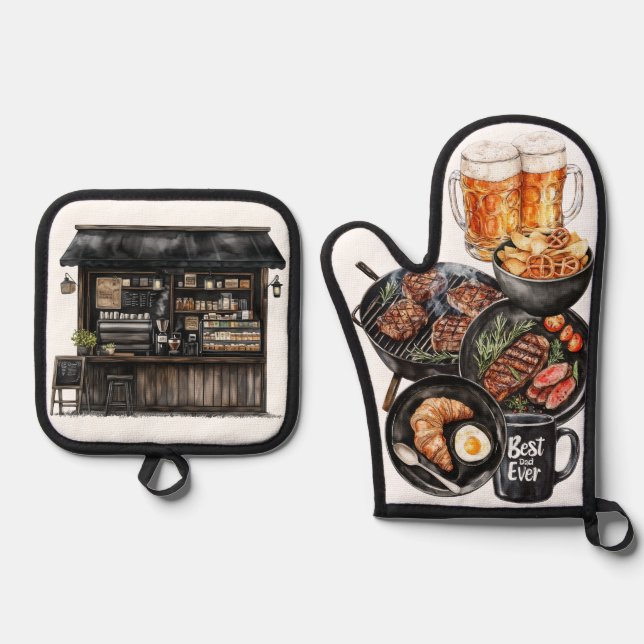 Set De Manoplas Happy Father's Day (Anverso)