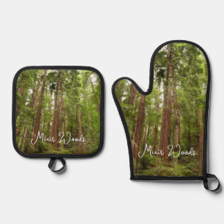 Set De Manoplas Hasta secuoyas en el Monumento Nacional Muir Woods