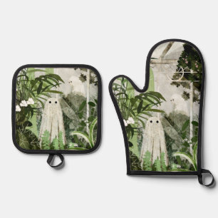 Set De Manoplas Hay un fantasma en el Greenhouse de nuevo...