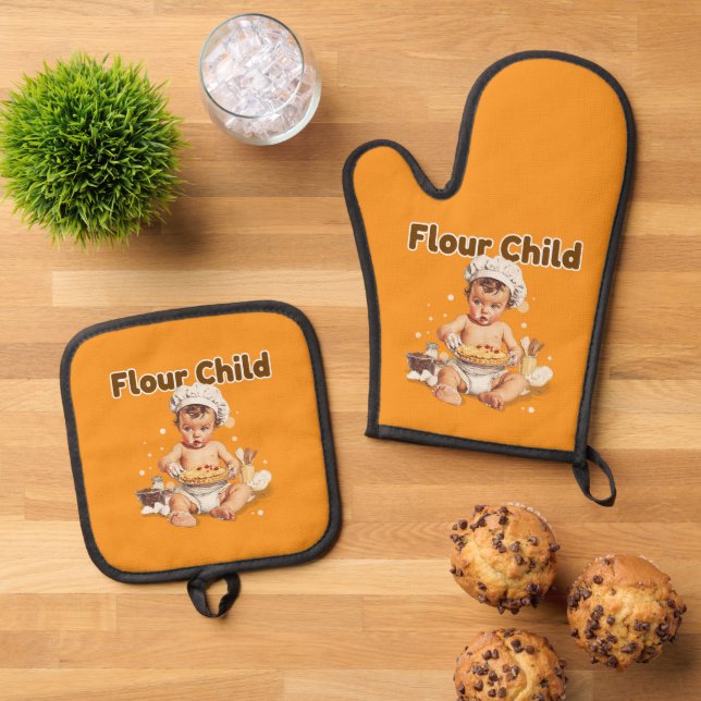 Set De Manoplas Hija de harina (De arriba hacia abajo)