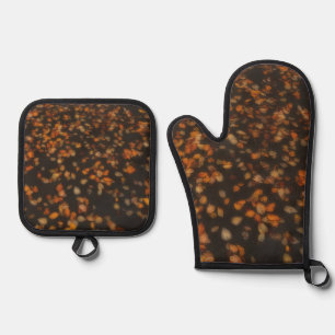 Set De Manoplas hojas de otoño