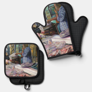 Set De Manoplas Hombres del Desierto, Regalos del Mar, Jerusalén