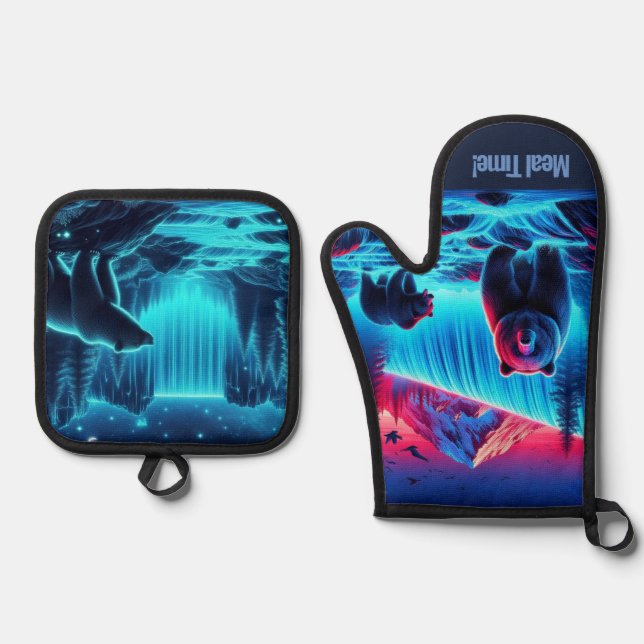 Set De Manoplas ¡Hora de la comida! (Anverso)