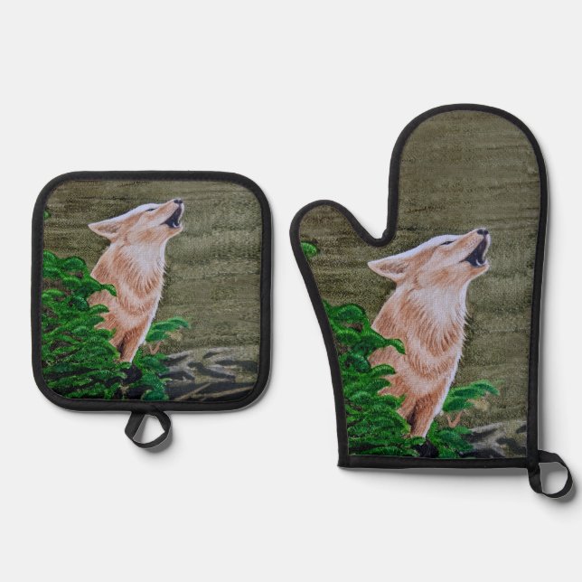 Set De Manoplas Howling Coyote (Anverso)