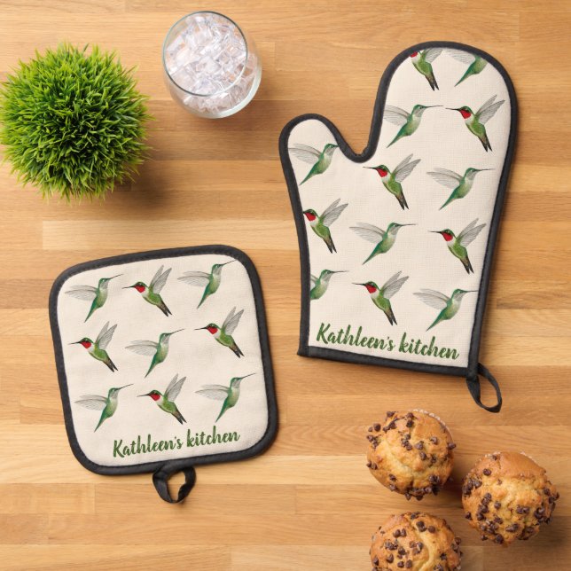 Set De Manoplas Hummingbird personalizado (De arriba hacia abajo)