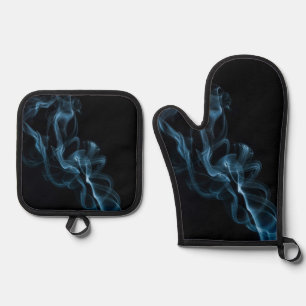 Set De Manoplas Humo azul