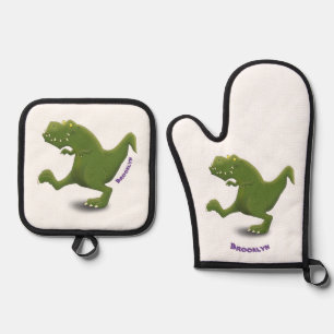 Set De Manoplas Humor divertido de los personalizados de los dinos