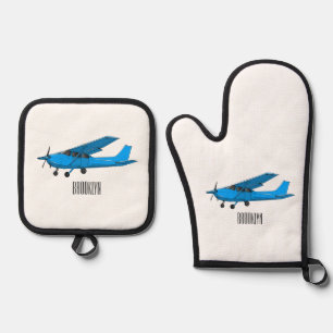 Set De Manoplas Ilustracion de personalizado de aviones