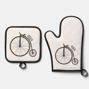 Set De Manoplas Ilustracion de personalizado de bicicletas de alta
