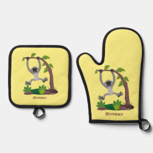 Set De Manoplas Ilustracion de personalizado de gambas de gambas a