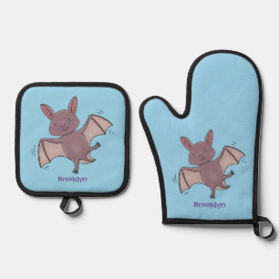 Set De Manoplas Ilustracion de personalizado volador de bate de be