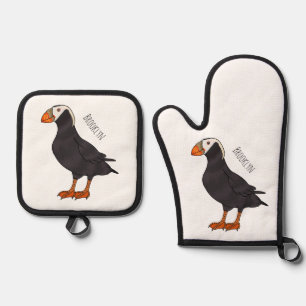 Set De Manoplas Ilustracion del personalizado de pajarito