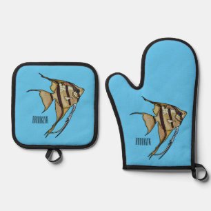 Set De Manoplas Ilustracion personalizado de Angelfish