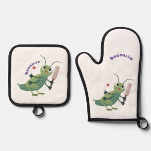 Set De Manoplas Ilustracion personalizado de insectos de cricket v