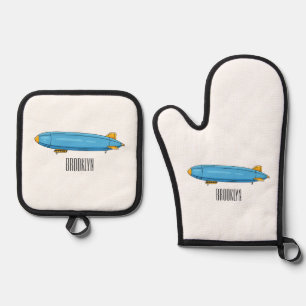 Set De Manoplas Ilustracion personalizado de la aeronave