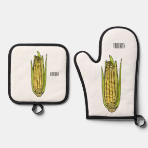 Set De Manoplas Ilustracion personalizado de maíz