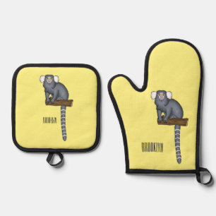 Set De Manoplas Ilustracion personalizado de marmoset común