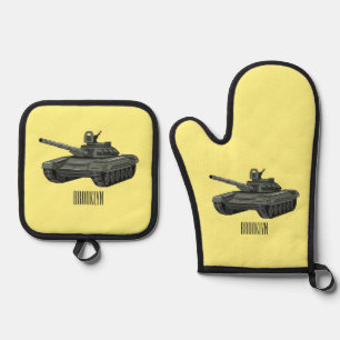 Set De Manoplas Ilustracion personalizado de tanques