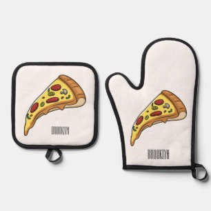 Set De Manoplas Ilustracion personalizado Pizza