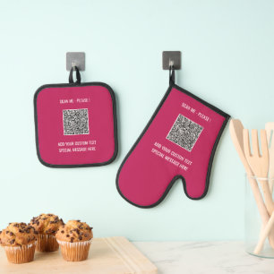 Set De Manoplas Información de exploración de código QR de persona