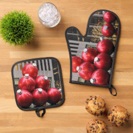 Set De Manoplas Inmensos Navidades destruyen ornamentos en Nueva Y