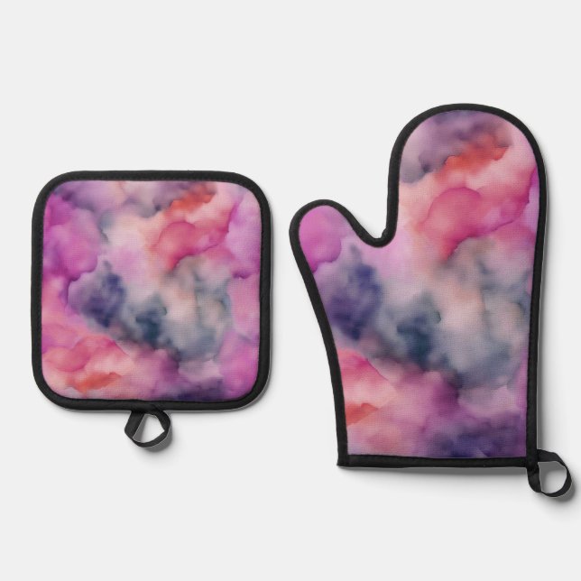 Set De Manoplas Intricate Marbling Effect (Anverso)