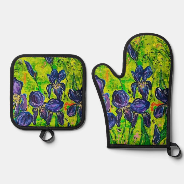 Set De Manoplas iris oven mitt (Anverso)