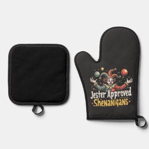 Set De Manoplas Jester Aprobó Shenanigans Circus Clown