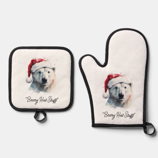 Set De Manoplas Jingle Bear Joy, personalizado (Anverso)