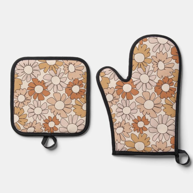 Set De Manoplas Jubileo de Pétalos Tierra Cálida Boho (Anverso)