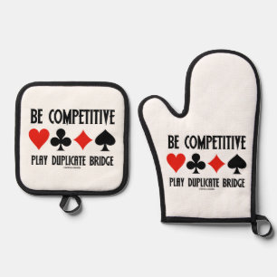 Set De Manoplas Juega Competitivo Bridge Duplicado Palos de Cartas