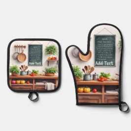 Set De Manoplas Juego de 2 Manoplas para Horno y Soporte para Olla