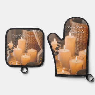 Set De Manoplas Juego de cocina esencial para cabaña acogedora