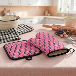Set De Manoplas Juego de guantes y agarraderas para horno Min