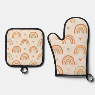 Set De Manoplas Juego de manopla para horno y salvamanteles Boho R