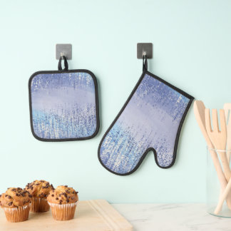 Set De Manoplas Juego de manopla y agarrador de horno con salpicad