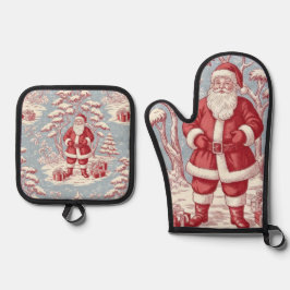 Set De Manoplas Juego de manopla y agarrador de olla de Navidad