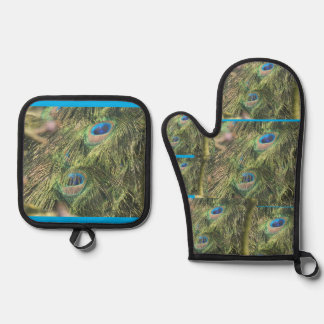 Set De Manoplas Juego de manopla y salvamanteles con estampado de