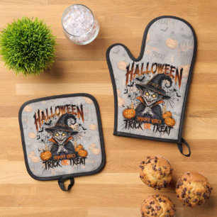 Set De Manoplas Juego de manoplas para horno de vampiro espeluznan
