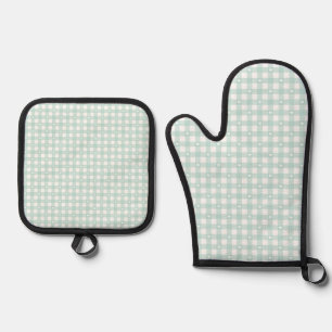 Set De Manoplas Juego de manoplas y agarraderas para horno en verd