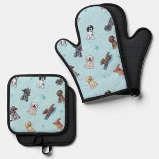 Set De Manoplas Juego de manoplas y salvamanteles para horno Golde