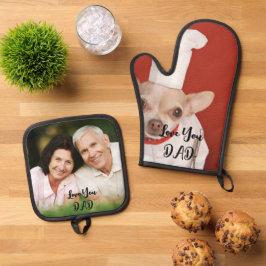 Set De Manoplas Juego de Soportes para Olla con Foto Personalizada
