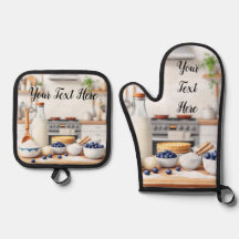Juego Personalizado de 2 Manoplas para Horno Guant