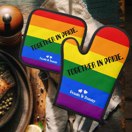 Set De Manoplas 'Juntos con orgullo'. Mes del orgullo LGBT por la 
