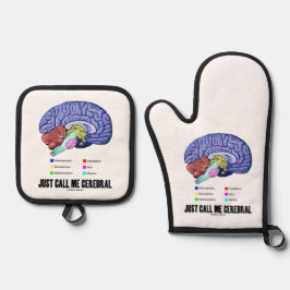 Set De Manoplas Just Call Me Cerebral Brain Anatomy Humor